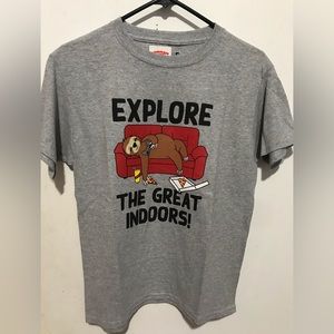 Boys size Large Gray tee shirt